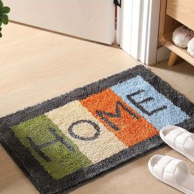 Cute Bath Mat, Flocking Bathroom Rugs, Sunrise Boho Bathroom Rug Non-Slip, Bath Room Cute Cartoon Doormat for Kitchen,Bathroom and Foyer (Home, 1