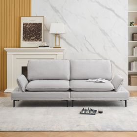 Woven in 90.55 inch wide cotton and linen, the light grey elegance perfectly blends into every inch of exquisite space in offices