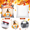 6 Pack Thanksgiving Pillow Covers 18x18 Inch Farmhouse Buffalo Plaid Throw Pillows Truck Pumpkin Cases Fall for Couch Sofa Outdoor Indoor Home Decorat