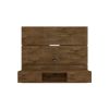 Manhattan Comfort Vernon 62.99 Floating Wall Entertainment Center in Rustic Brown