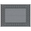 Outsunny Reversible Outdoor Rug, 9' x 12' Waterproof Plastic Straw Floor Mat, Portable RV Camping Carpet, Large Floor Mat for Backyard, Deck, Picnic