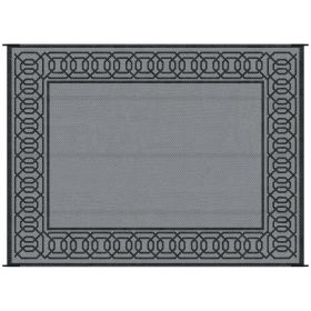Outsunny Reversible Outdoor Rug, 9' x 12' Waterproof Plastic Straw Floor Mat, Portable RV Camping Carpet, Large Floor Mat for Backyard, Deck, Picnic (Color: as Pic)
