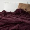 VERAMUSE Chenille Throw Blanket for Couch Lightweight Throws for Bed and Sofa